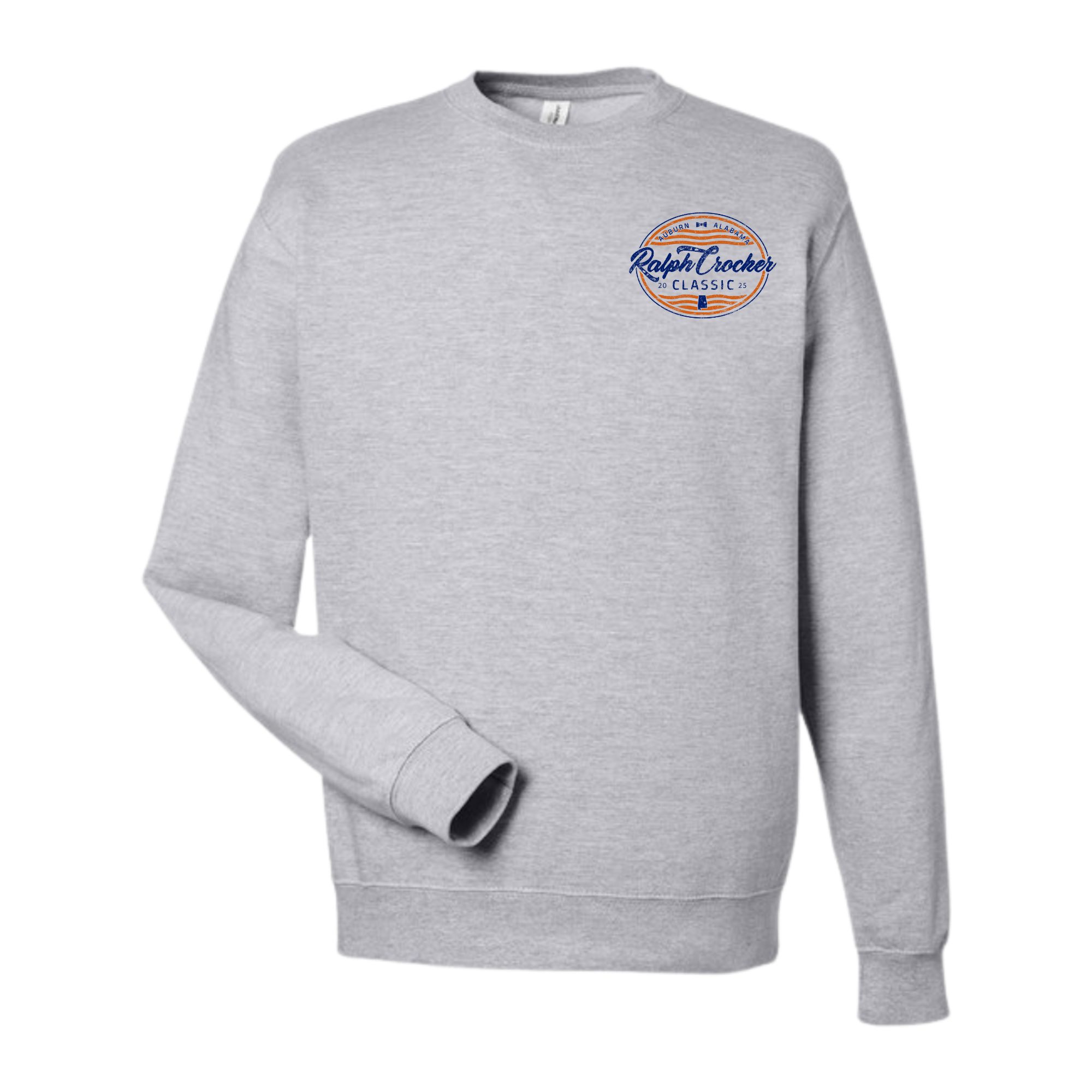 Fleece Crew Neck Sweatshirt Single Logo (Customized) - Ralph Crocker Classic 2025