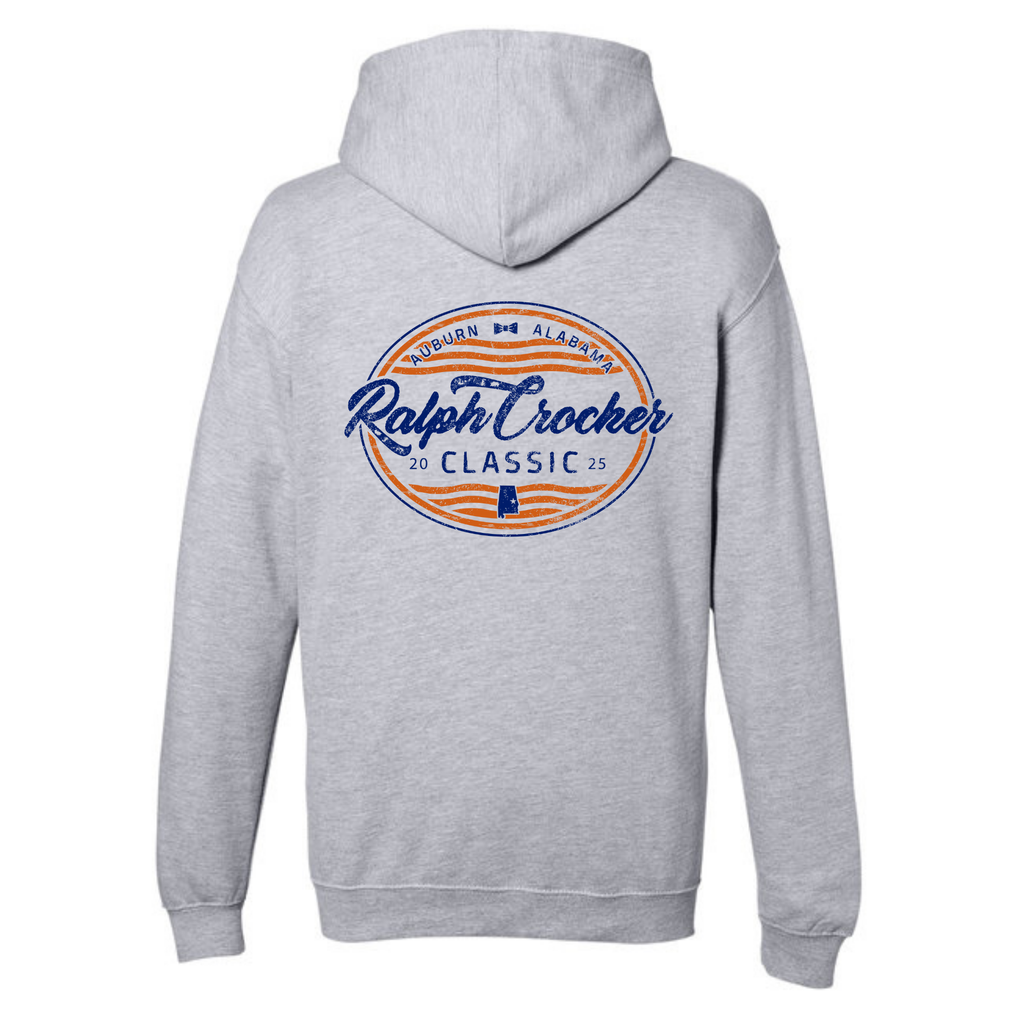 Medium Weight Unisex Hooded Sweatshirt Double Logo (Customized) - Ralph Crocker Classic 2025