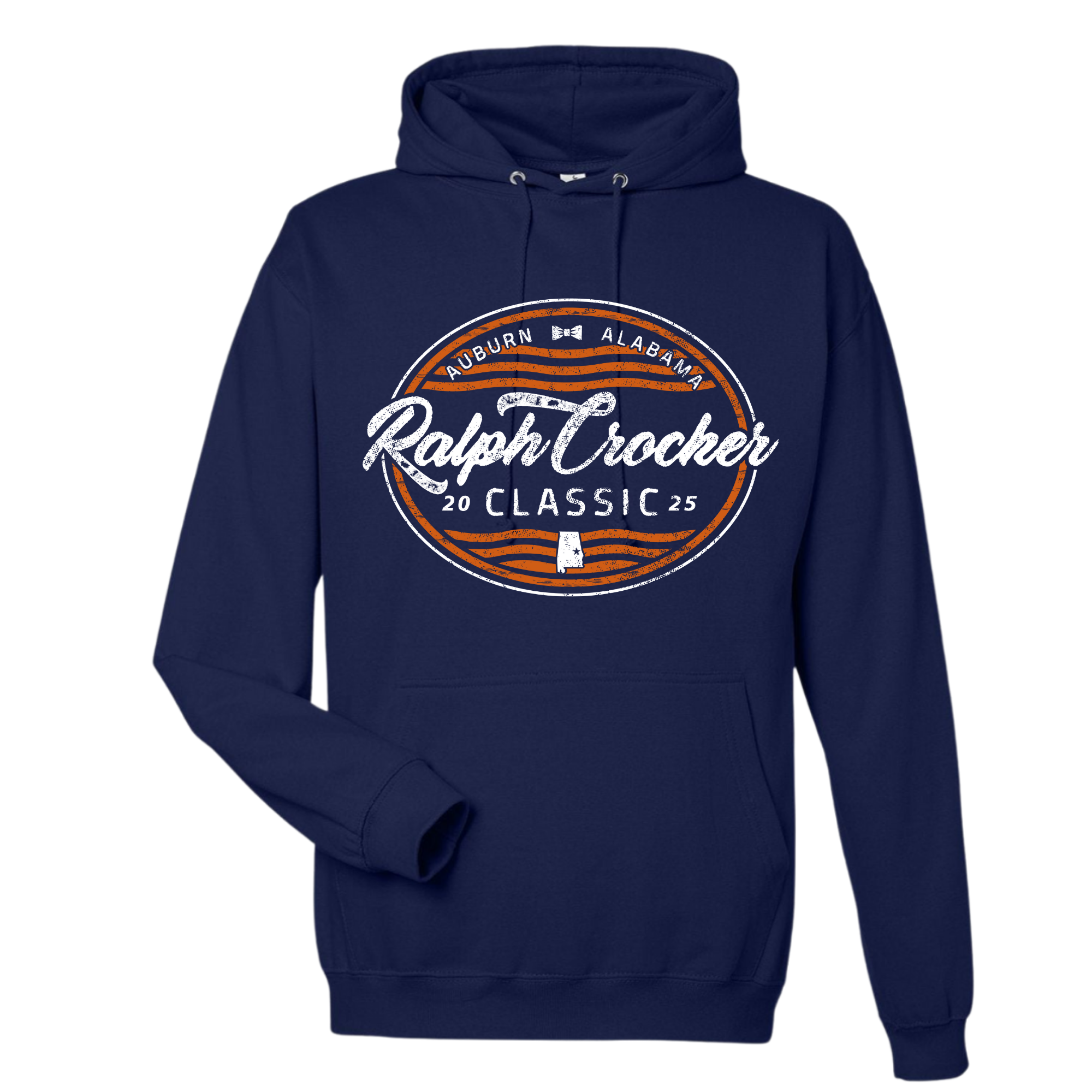 Medium Weight Unisex Hooded Sweatshirt Single Logo (Customized) - Ralph Crocker Classic 2025
