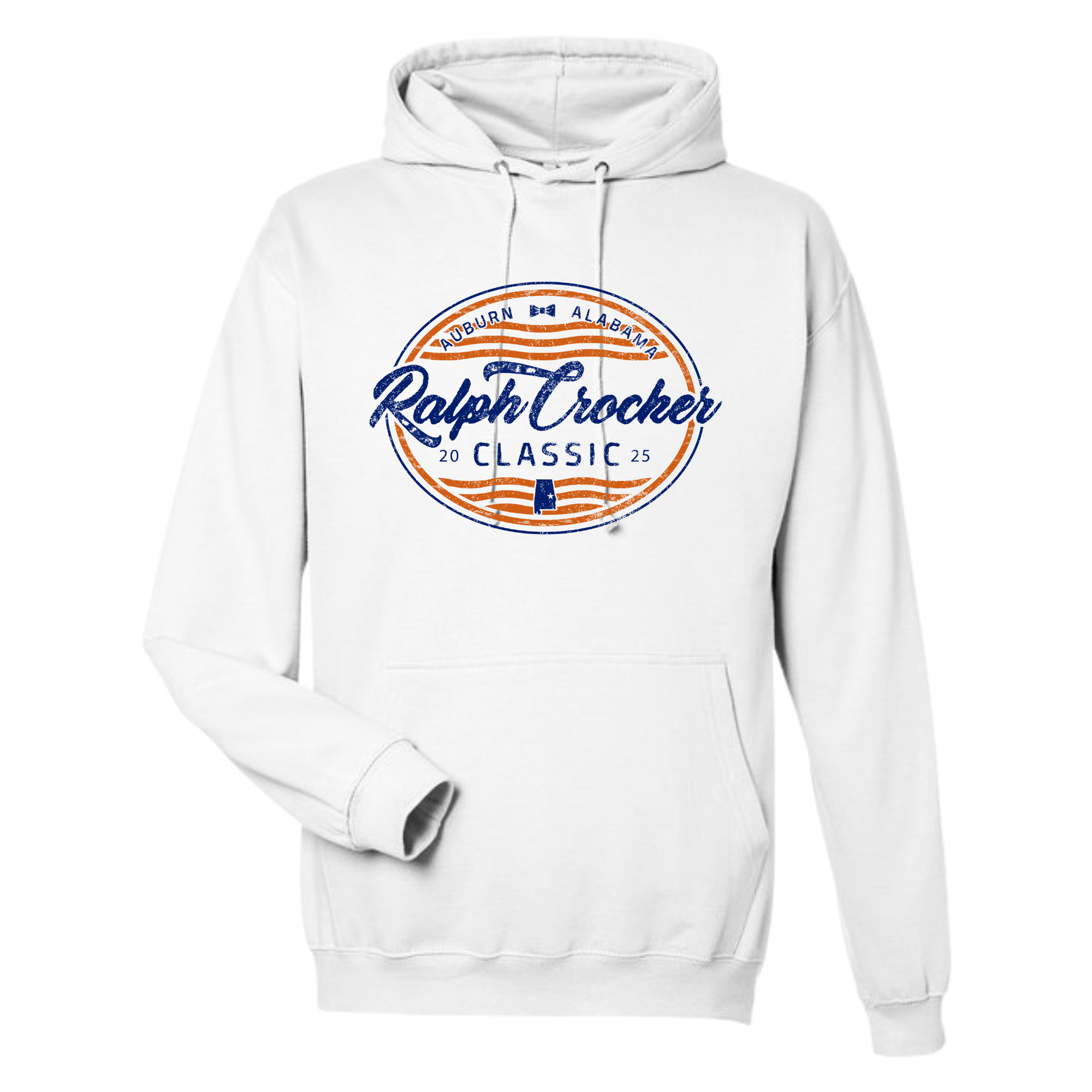 Medium Weight Unisex Hooded Sweatshirt Single Logo (Customized) - Ralph Crocker Classic 2025