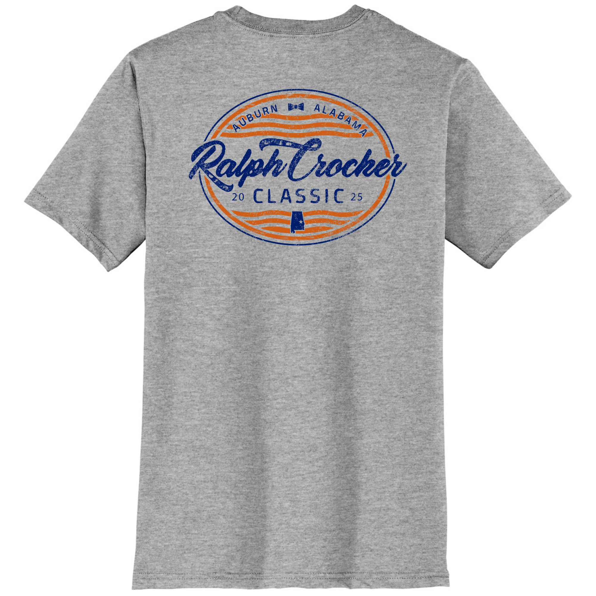 Short Sleeve T-Shirt Double Logo (Customized) - Ralph Crocker Classic 2025