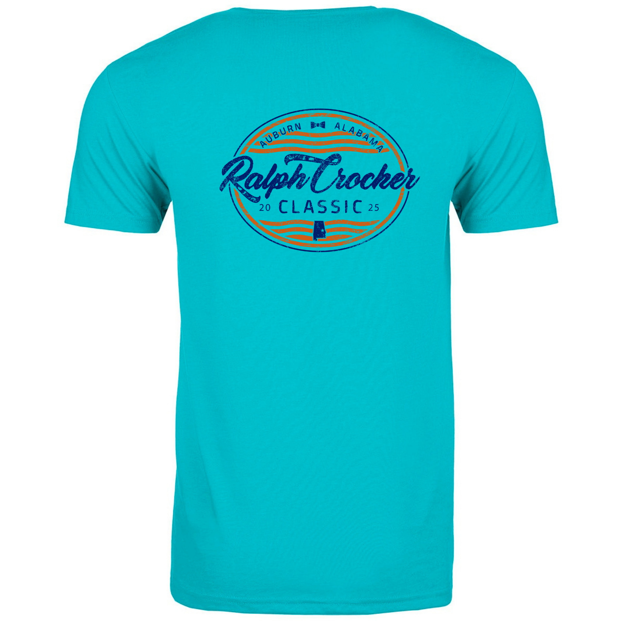 Short Sleeve T-Shirt Double Logo (Customized) - Ralph Crocker Classic 2025