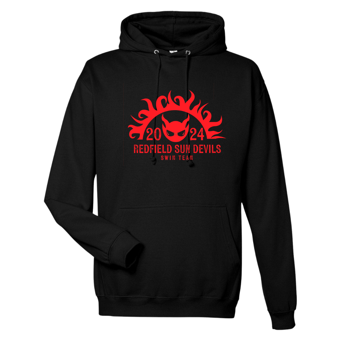 Medium Weight Unisex Hooded Sweatshirt (Customized) - Redfield