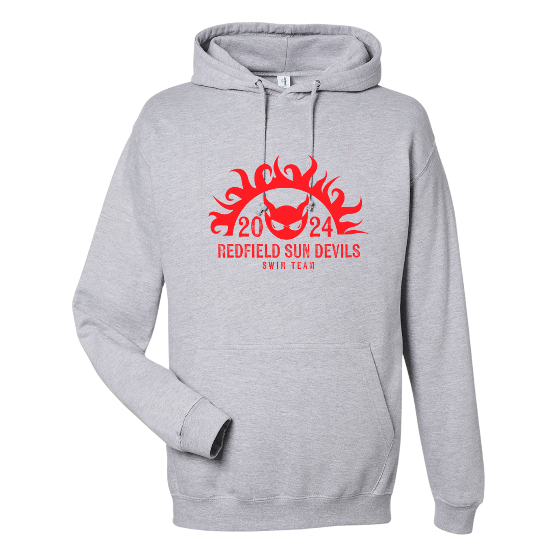 Medium Weight Unisex Hooded Sweatshirt (Customized) - Redfield