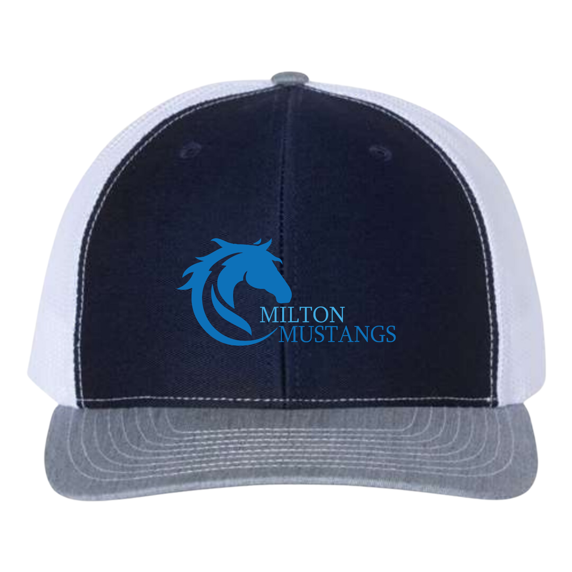 Richardson 112 Snap Back Hat (Customized) - Milton Mustangs