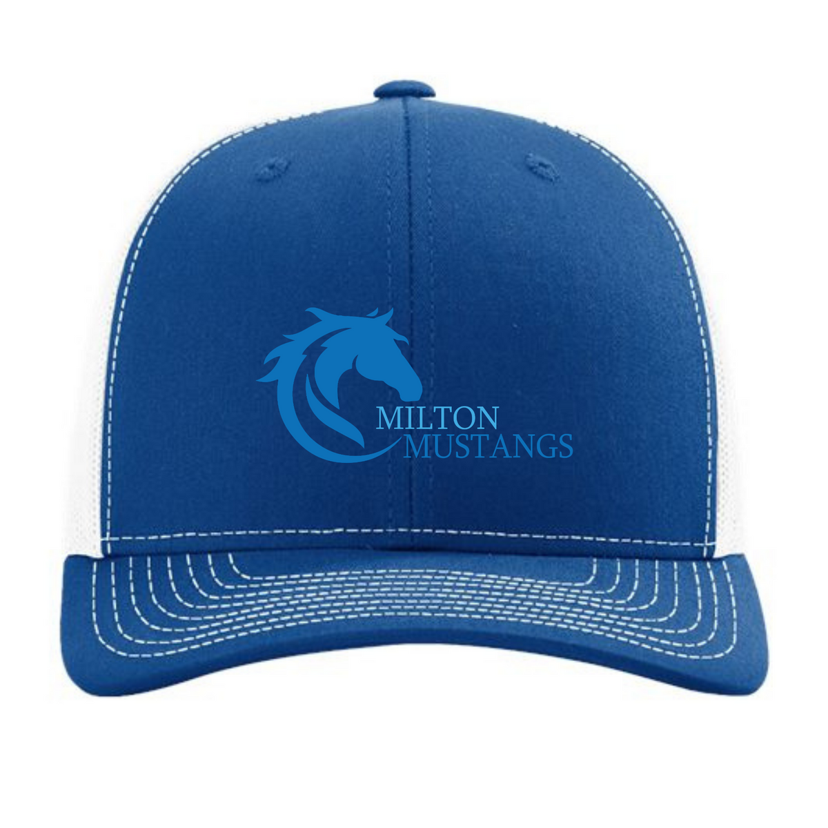 Richardson 112 Snap Back Hat (Customized) - Milton Mustangs