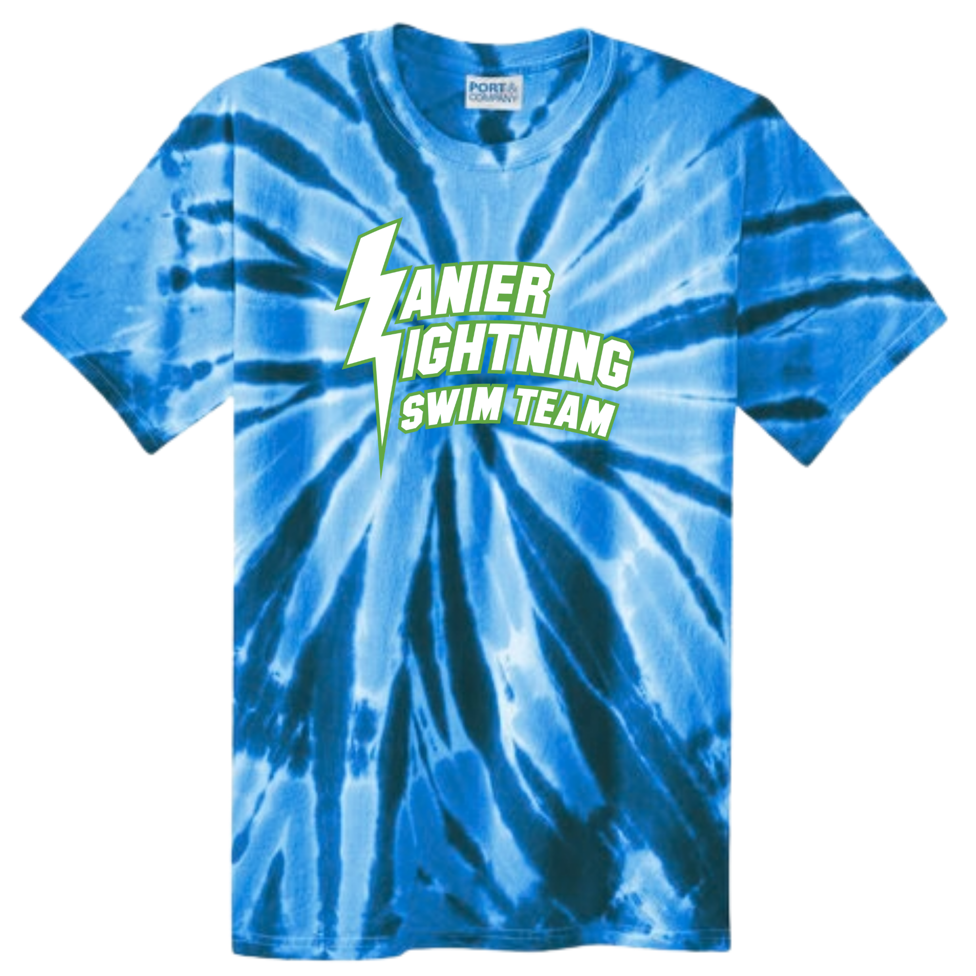 Tie Dye Short Sleeve T-Shirt (Customized) - Lanier Christian Academy