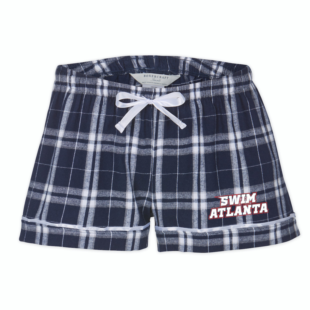 Boxercraft Women's Flannel Short (Customized) - Swim Atlanta