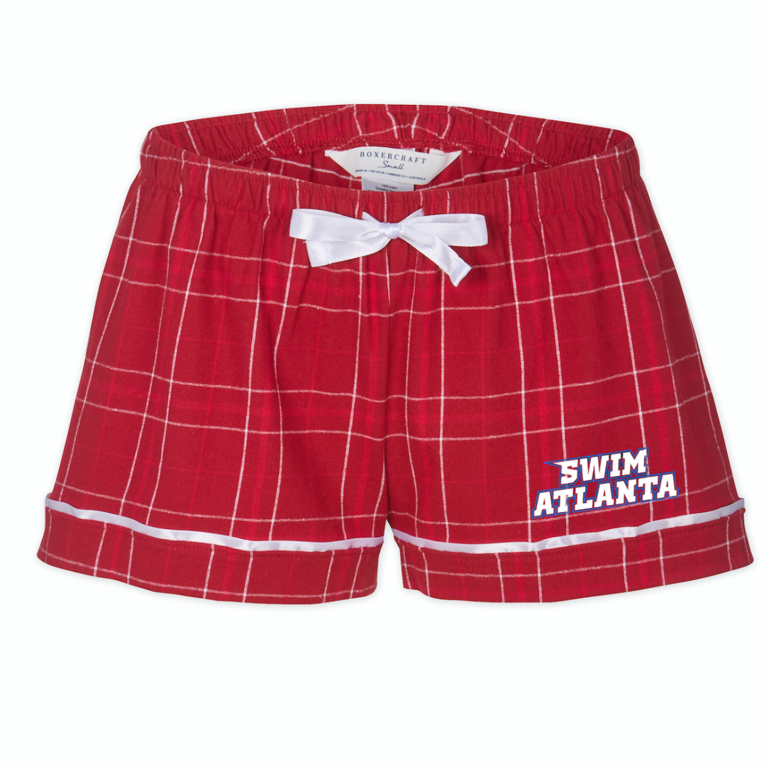 Boxercraft Women's Flannel Short (Customized) - Swim Atlanta