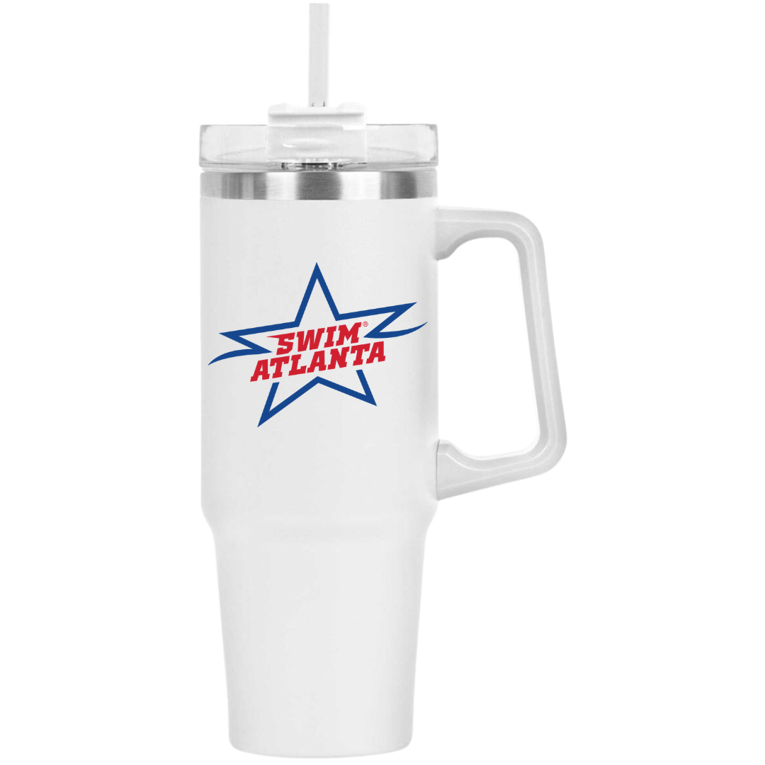 40oz Insulated Tumbler Star Logo (Customized) - Swim Atlanta