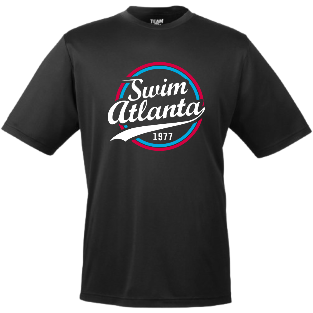 Performance T-Shirt Circle Logo (Customized) - Swim Atlanta