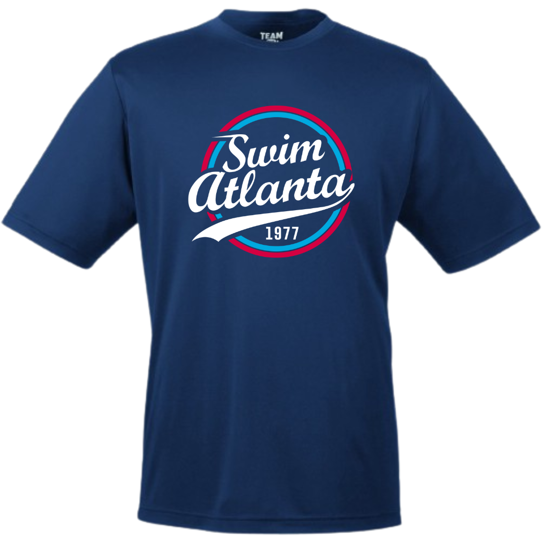 Performance T-Shirt Circle Logo (Customized) - Swim Atlanta