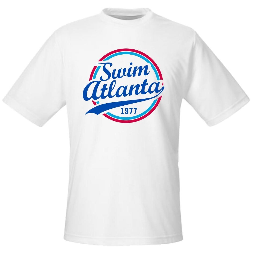 Performance T-Shirt Circle Logo (Customized) - Swim Atlanta