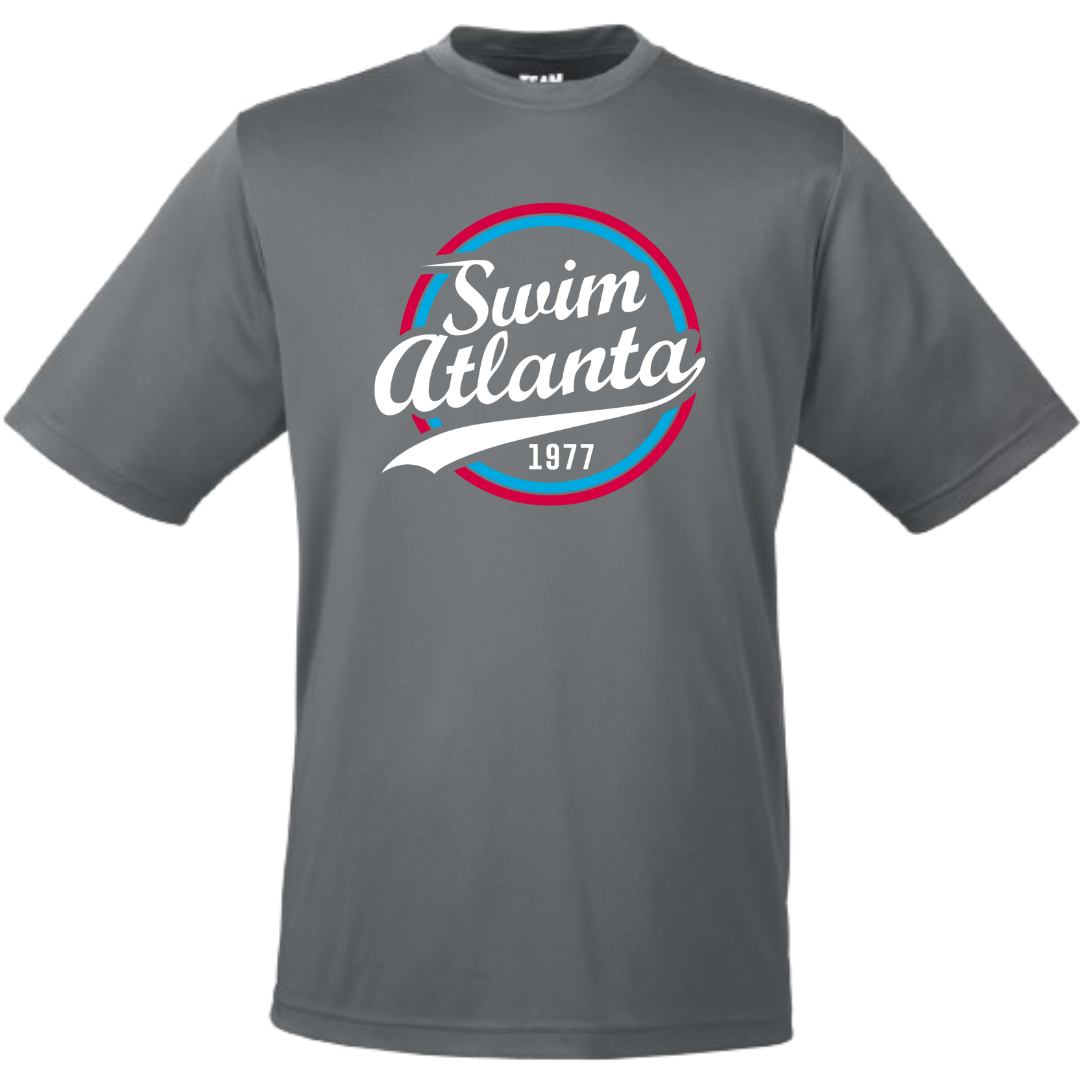 Performance T-Shirt Circle Logo (Customized) - Swim Atlanta