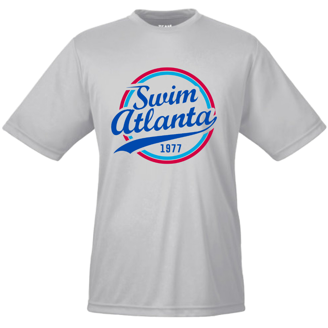 Performance T-Shirt Circle Logo (Customized) - Swim Atlanta