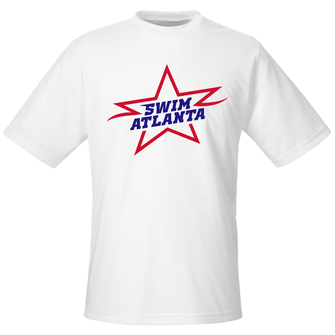 Performance T-Shirt Star Logo (Customized) - Swim Atlanta