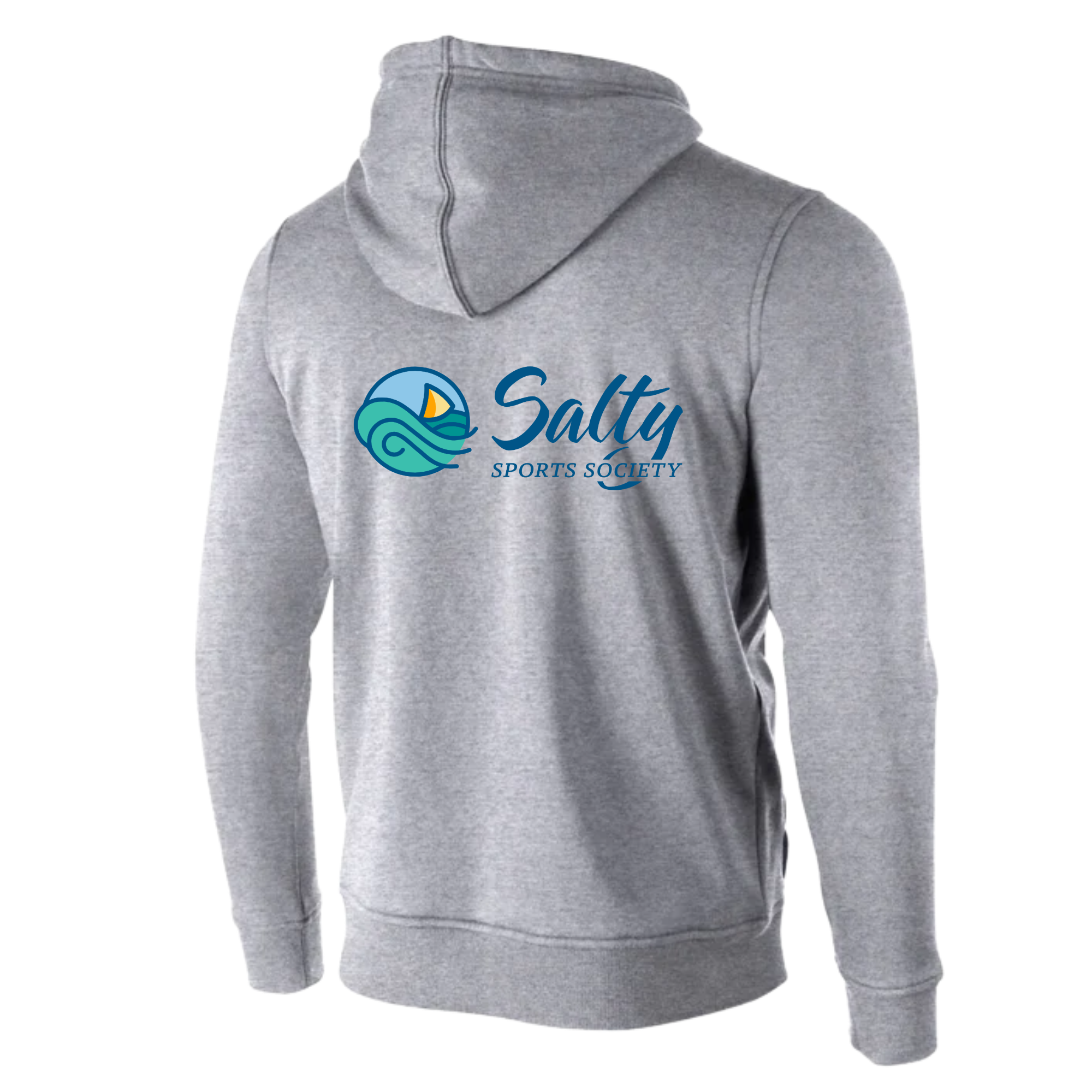 Speedo Unisex Hooded Sweatshirt (Customized) - Salty Sports Society - Chest/Back Logo