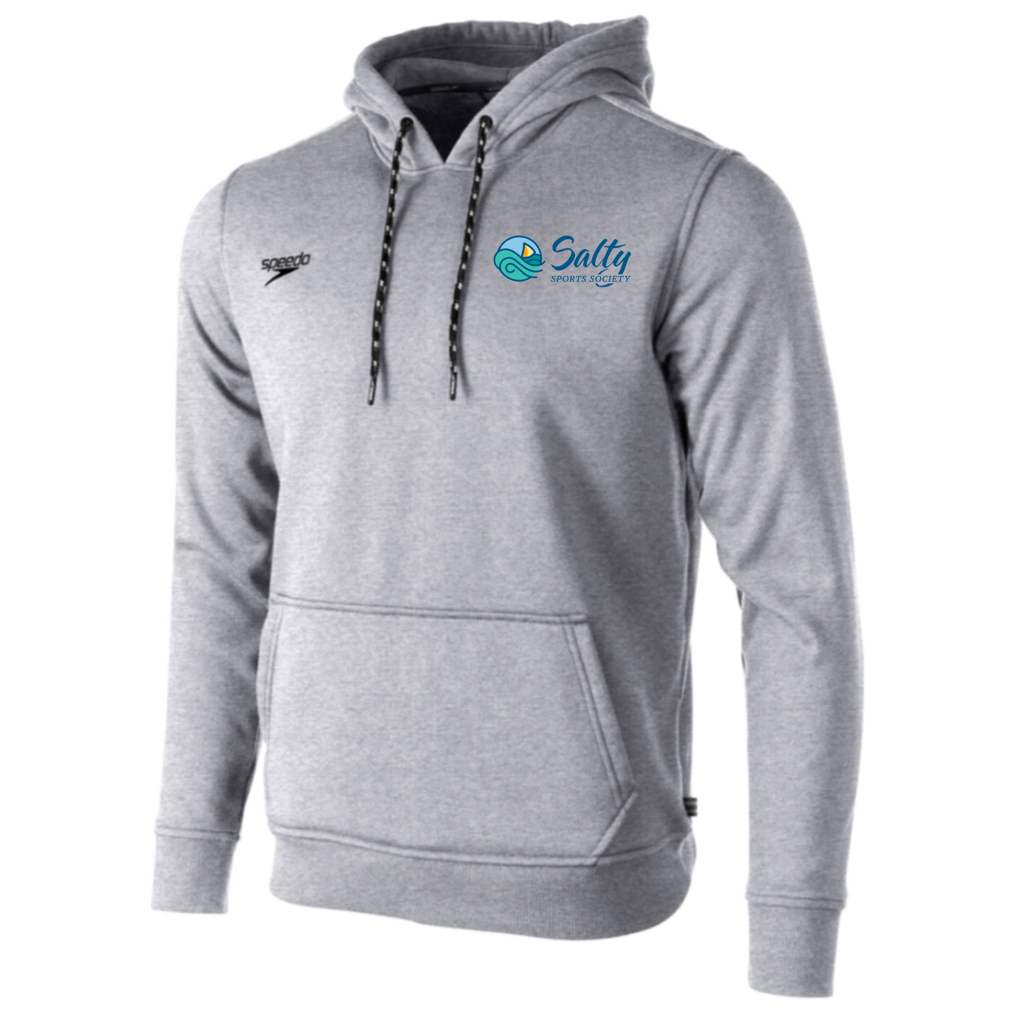 Speedo Unisex Hooded Sweatshirt (Customized) - Salty Sports Society - Chest/Back Logo