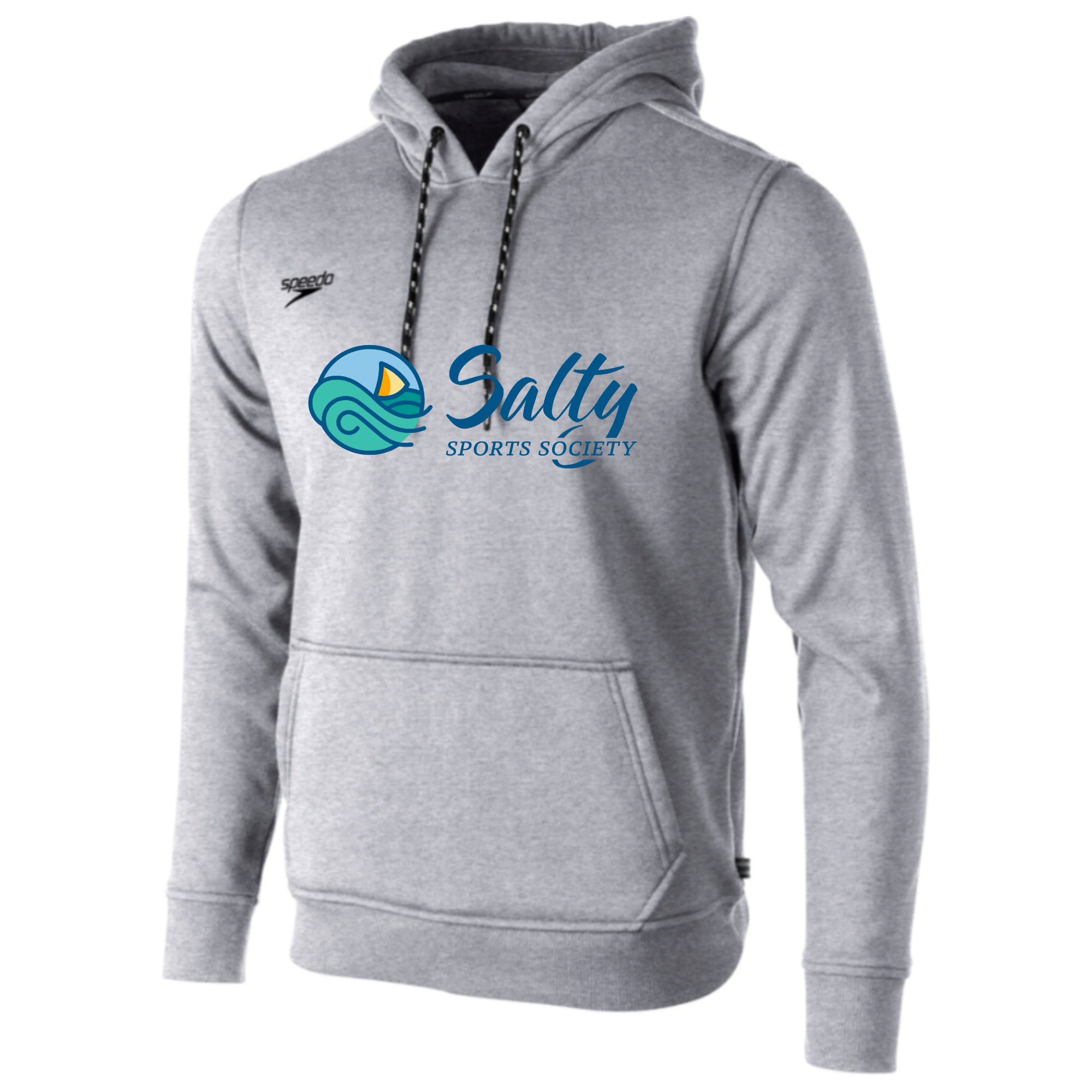 Speedo Unisex Hooded Sweatshirt (Customized) - Salty Sports Society - Full Front Logo