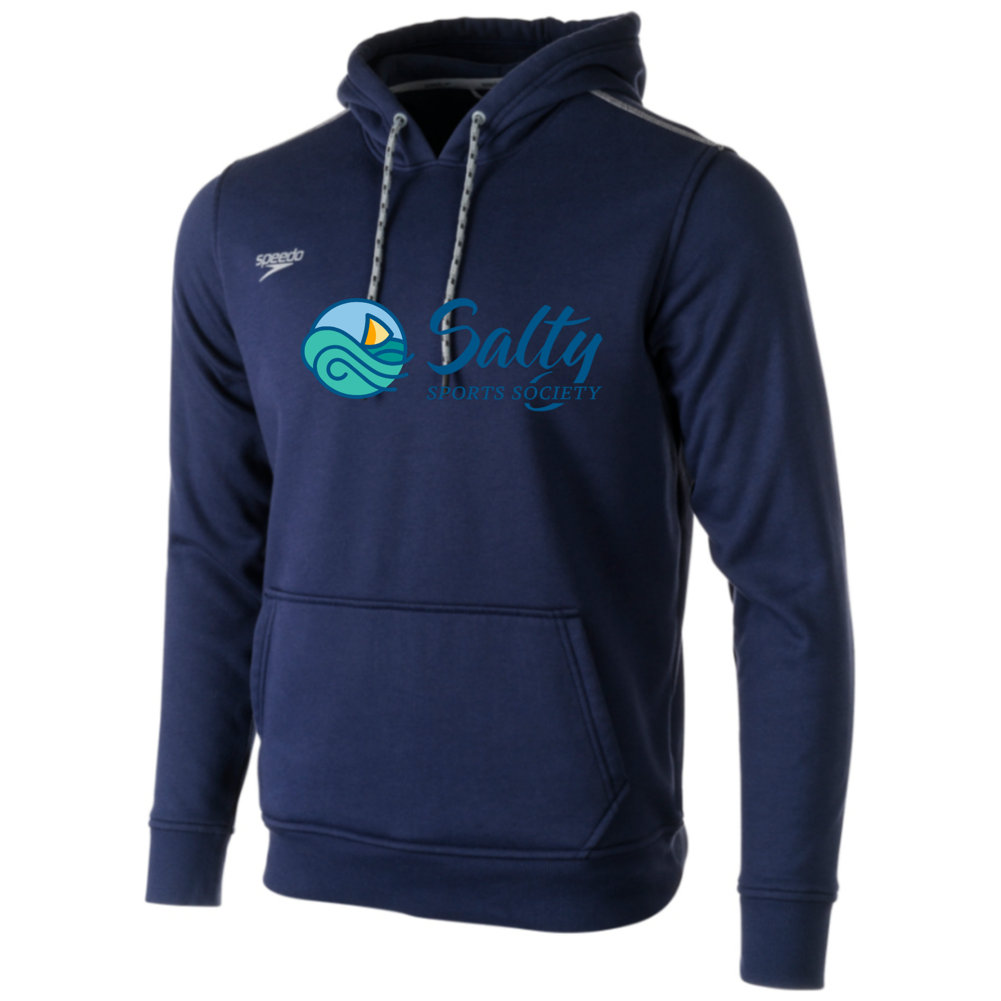 Speedo Unisex Hooded Sweatshirt (Customized) - Salty Sports Society - Full Front Logo