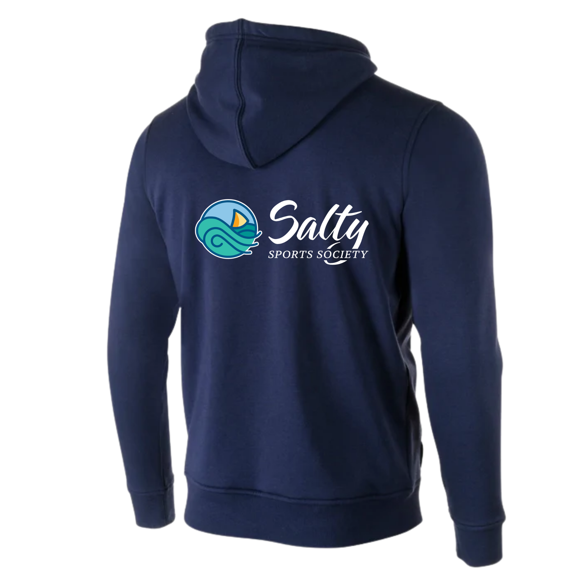 Speedo Unisex Hooded Sweatshirt (Customized) - Salty Sports Society - Chest/Back Logo