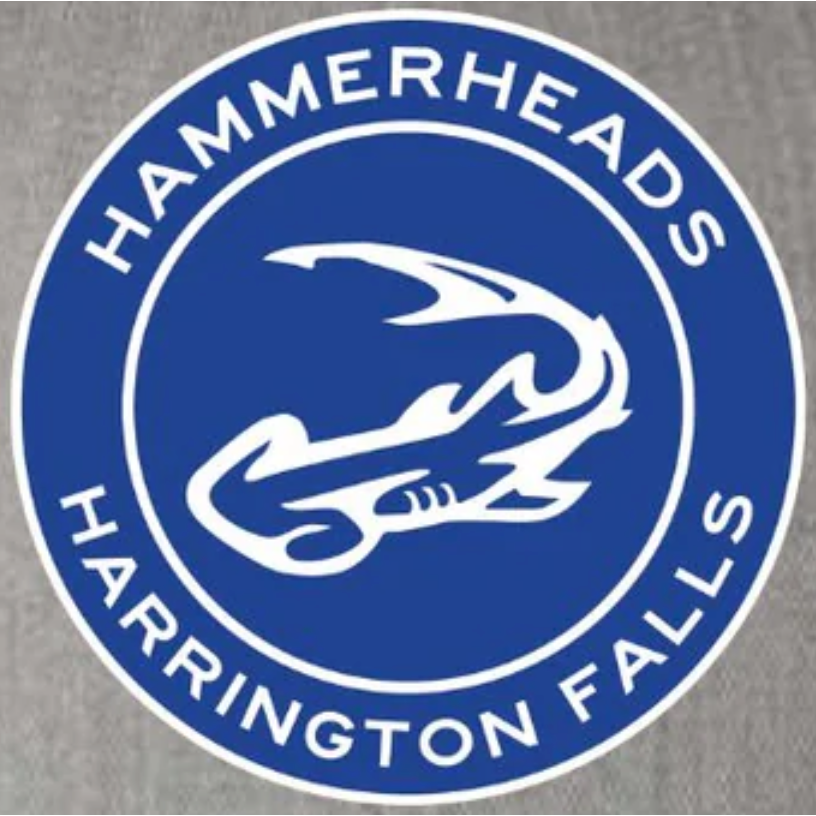 Team Logo Applied - Harrington Falls Hammerheads