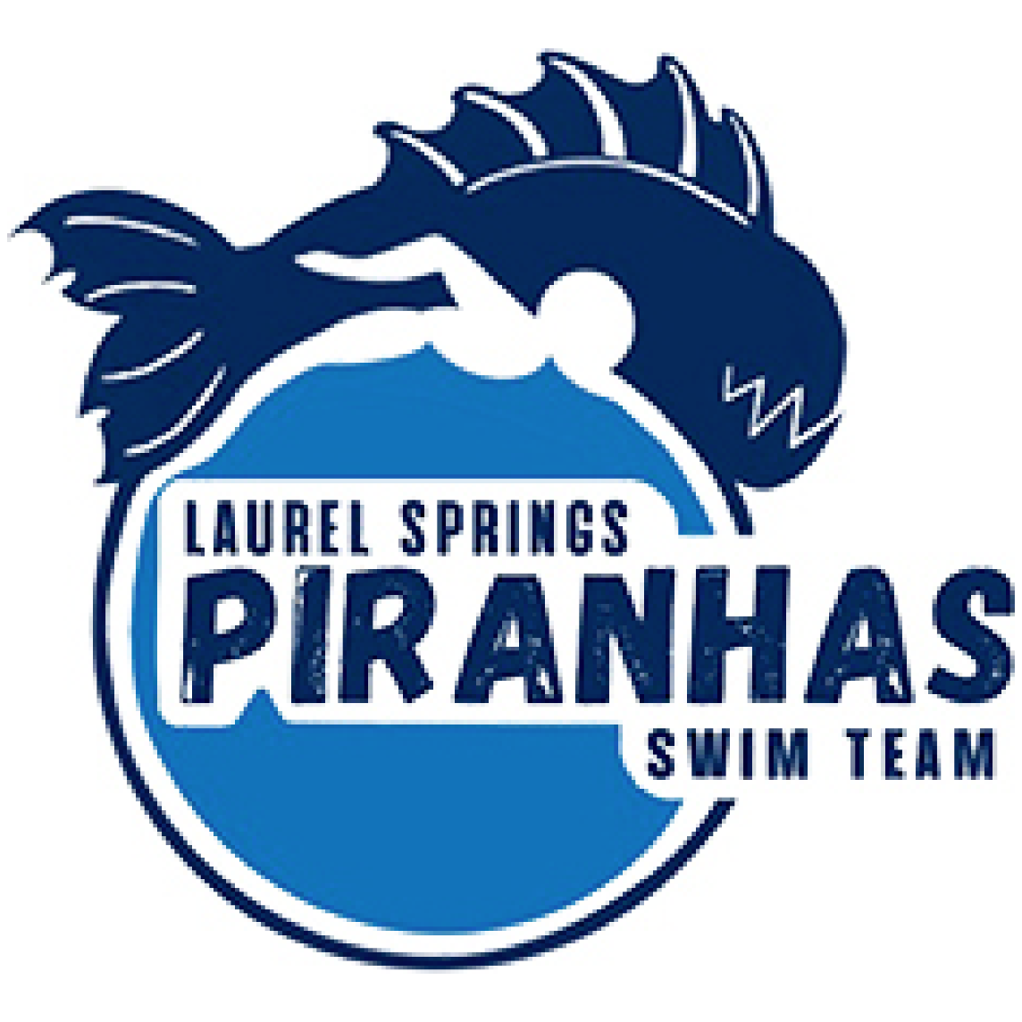 Team Logo Applied - Laurel Springs Piranha