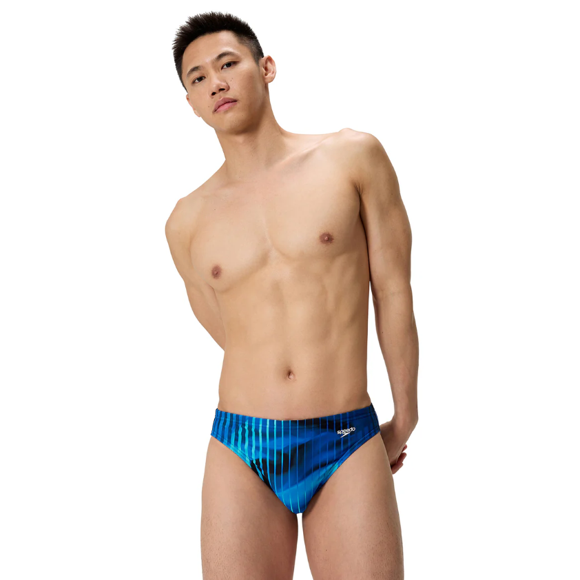 Speedo Endurasoft Linear Lava Brief - Huntcliff
