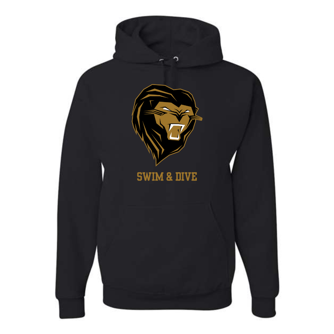 Medium Weight Unisex Hooded Sweatshirt (Customized) - Shelby High School
