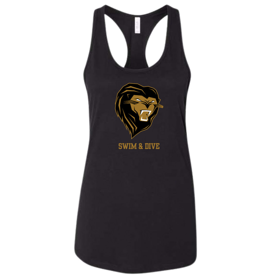Ladies'  Racerback Tank (Customized) - Shelby High School