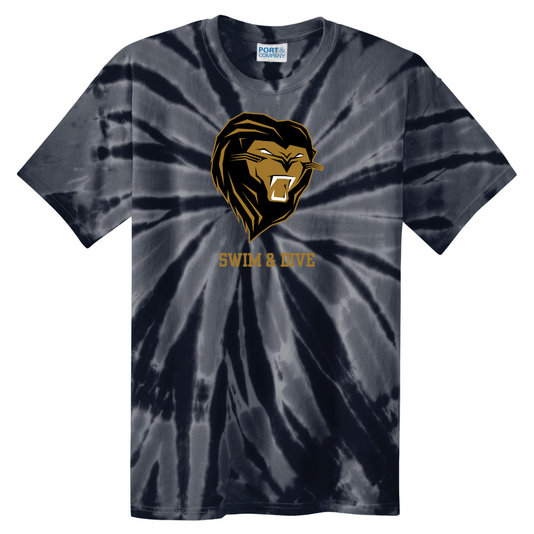 Tie Dye Short Sleeve T-Shirt (Customized) - Shelby High School