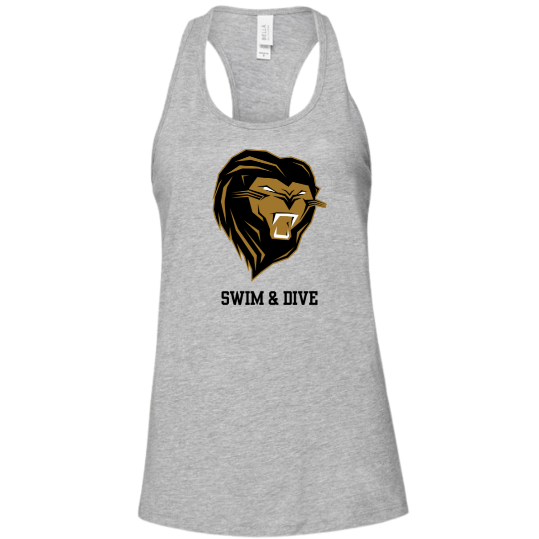 Ladies Racerback Flowy Tank (Customoized) - Shelby High School