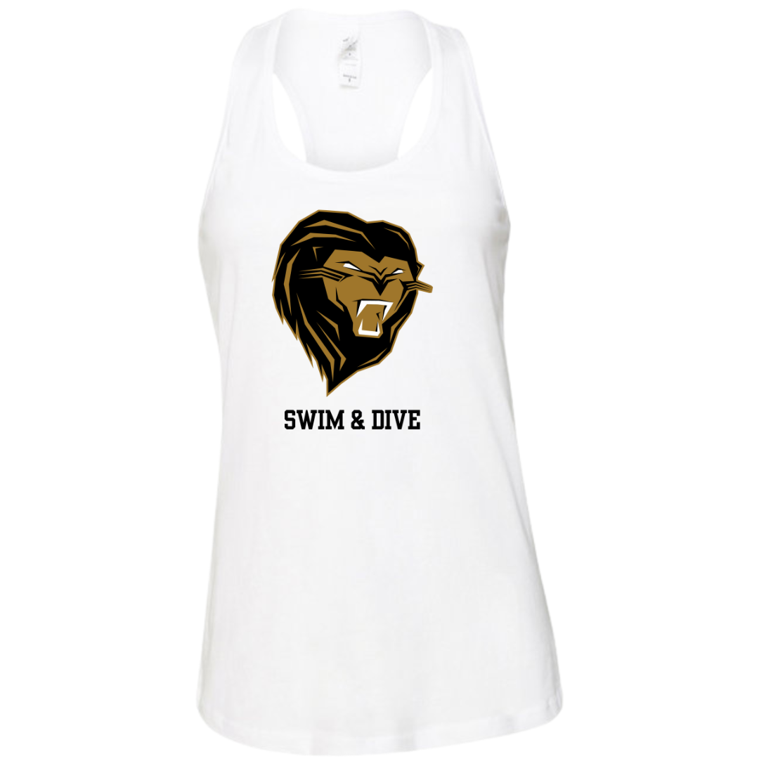 Ladies Racerback Flowy Tank (Customoized) - Shelby High School