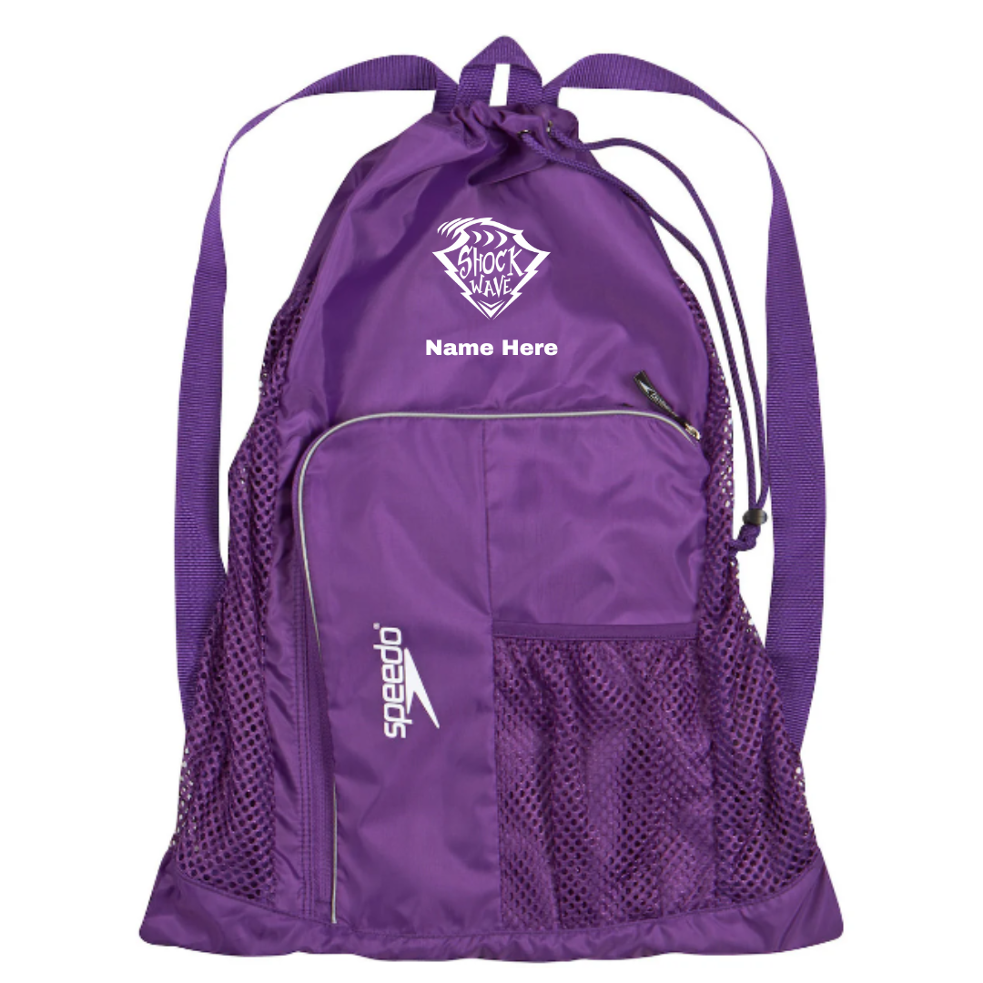 Speedo Deluxe Ventilator Backpack (Customized) - Shockwave