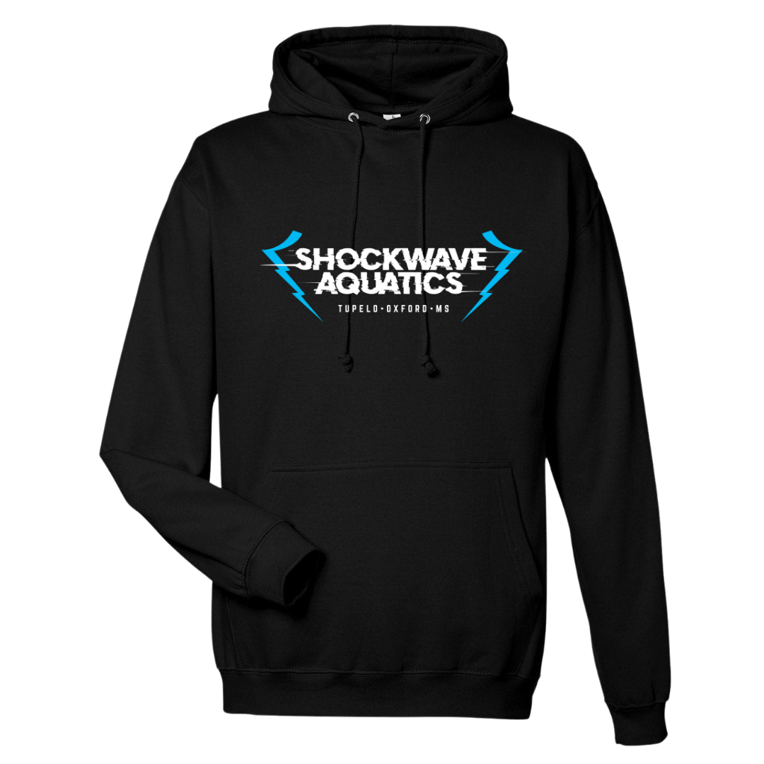 Medium Weight Unisex Hooded Sweatshirt Text Logo (Customized) - Shockwave