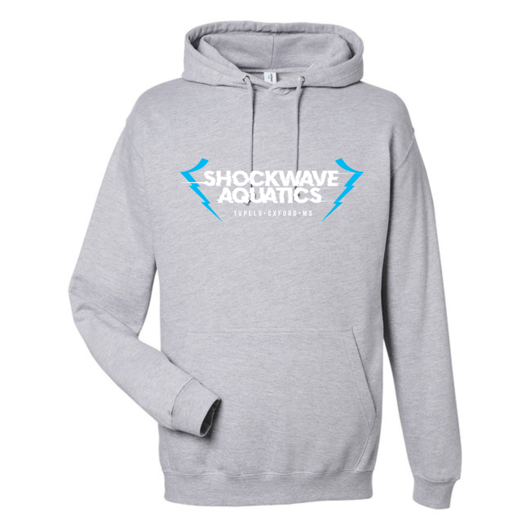 Medium Weight Unisex Hooded Sweatshirt Text Logo (Customized) - Shockwave