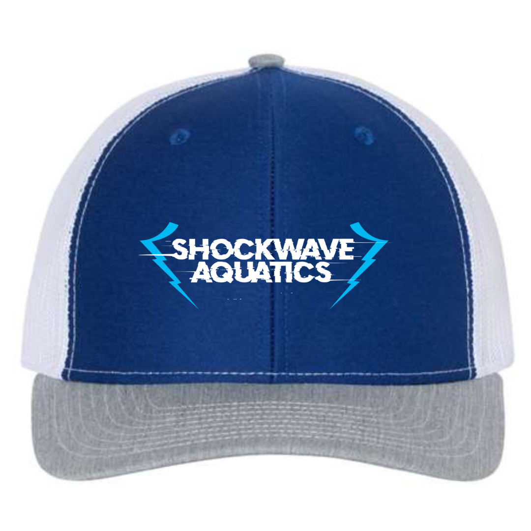 Richardson 112 Snapback Hat Text Logo (Customized) - Shockwave