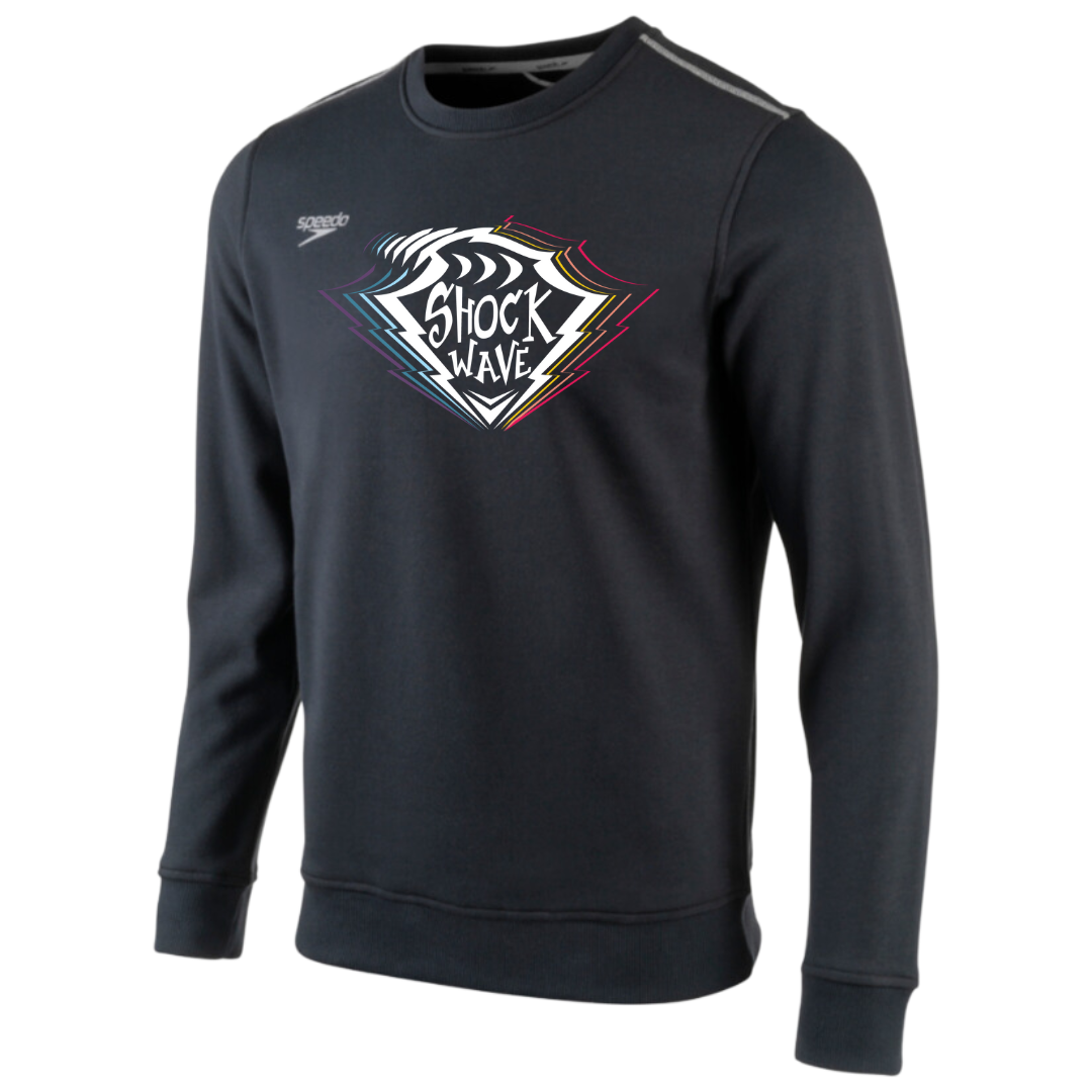 Speedo Fleece Crew Neck Sweatshirt Classic Logo (Customized) - Shockwave