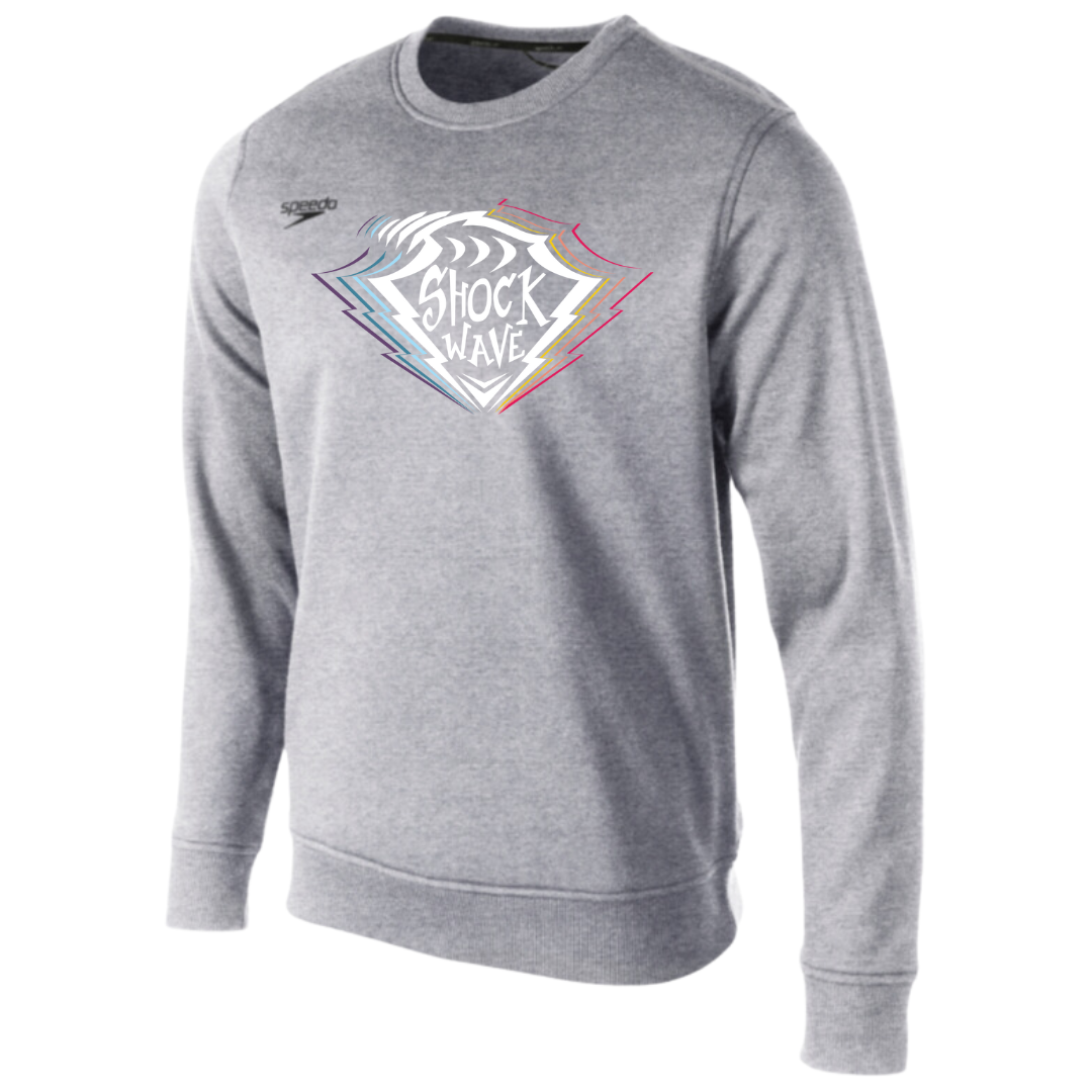 Speedo Fleece Crew Neck Sweatshirt Classic Logo (Customized) - Shockwave