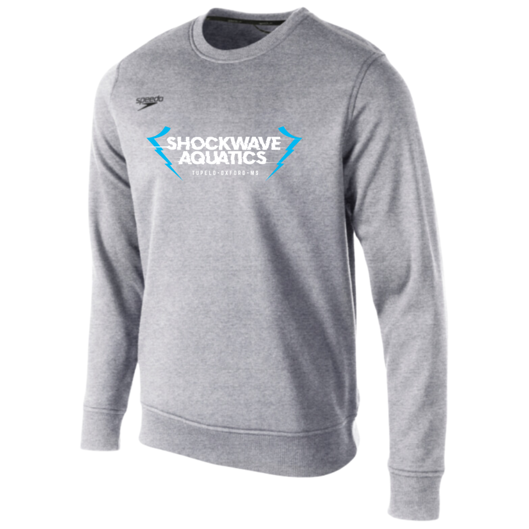 Speedo Fleece Crew Neck Sweatshirt Text Logo (Customized) - Shockwave