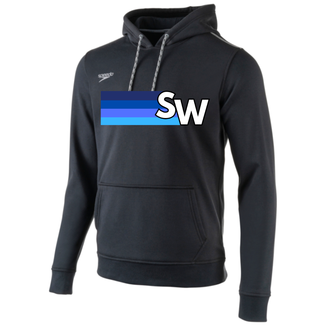 Speedo Unisex Hooded Sweatshirt Stripe Logo (Customized) - Shockwave