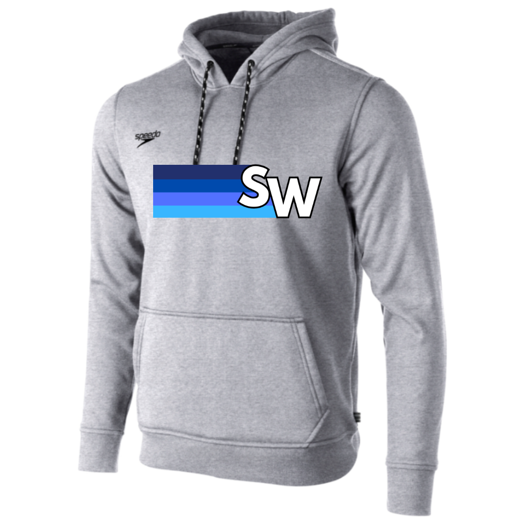 Speedo Unisex Hooded Sweatshirt Stripe Logo (Customized) - Shockwave