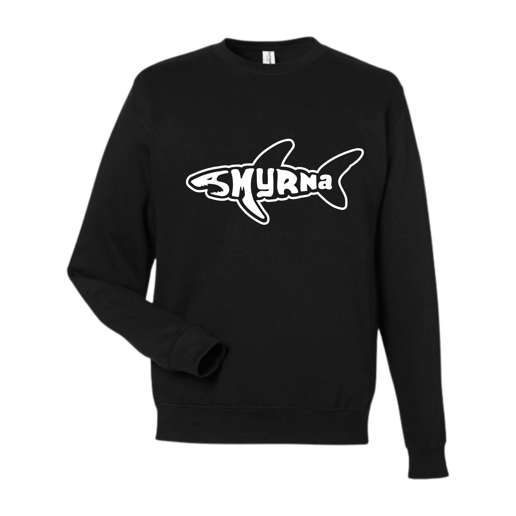 Medium Weight Unisex Crew Neck Sweatshirt (Customized) - Smyrna Sharks