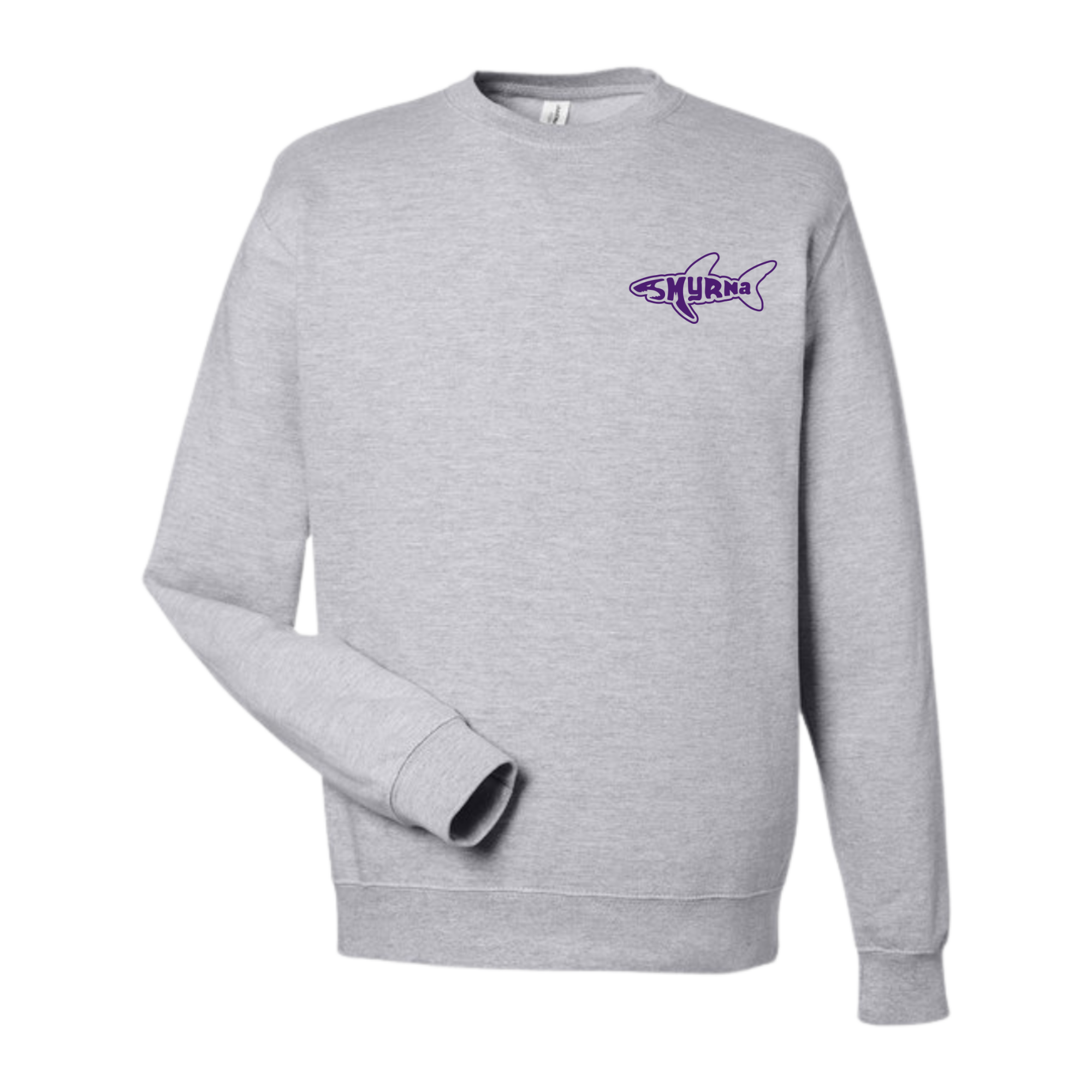 Medium Weight Unisex Crew Neck Sweatshirt (Customized) - Smyrna Sharks