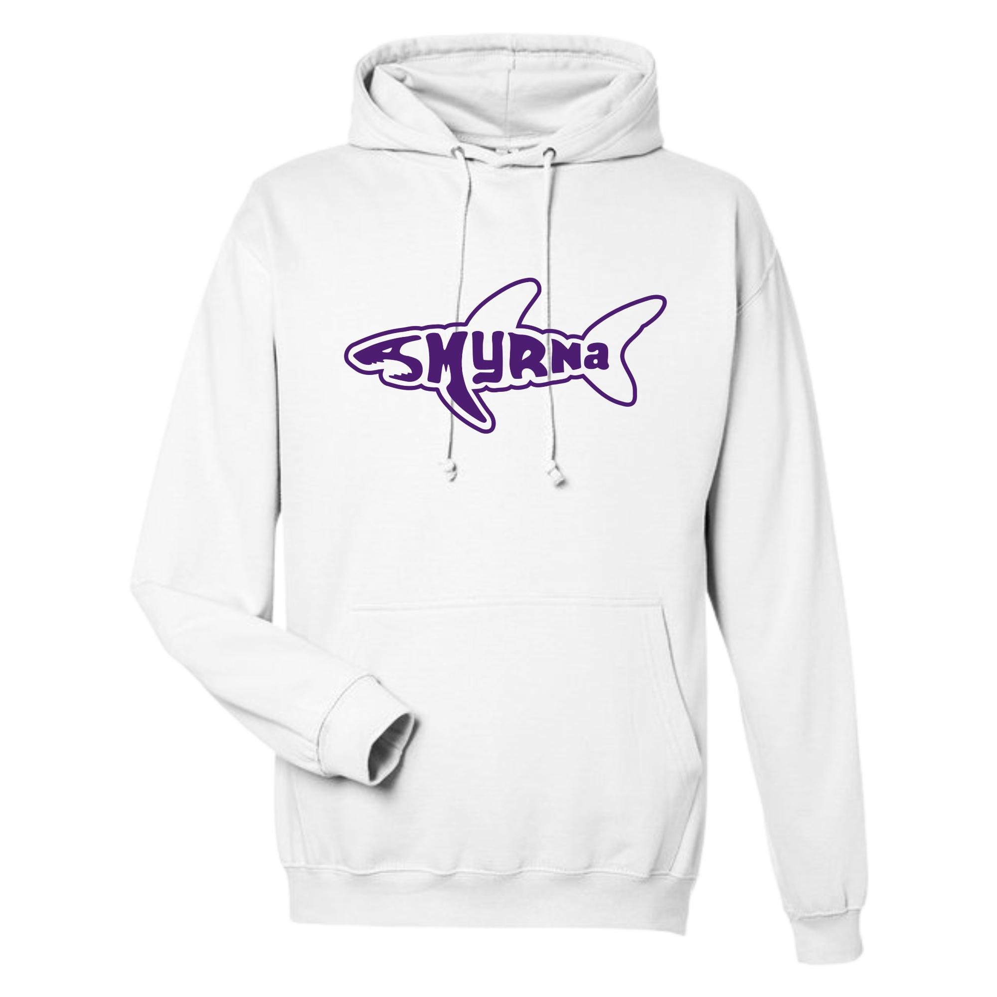 Medium Weight Unisex Hooded Sweatshirt (Customized) - Smyrna Sharks