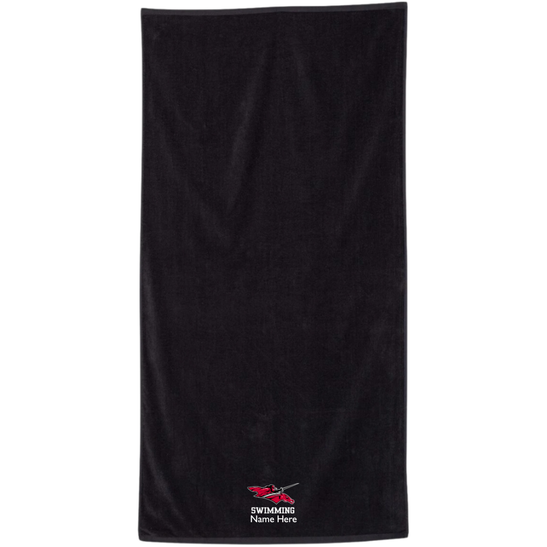 34" x 70" Velour Towel (Customized) - South Rowan