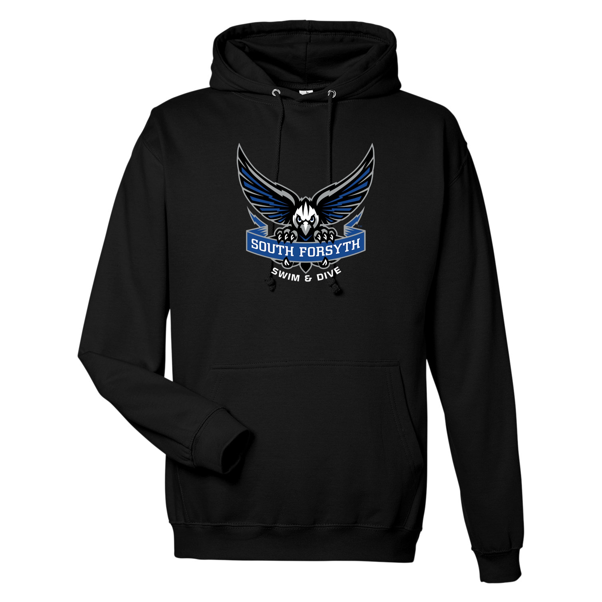 Medium Weight Unisex Hooded Sweatshirt Eagle Logo (Customized) - South Forsyth
