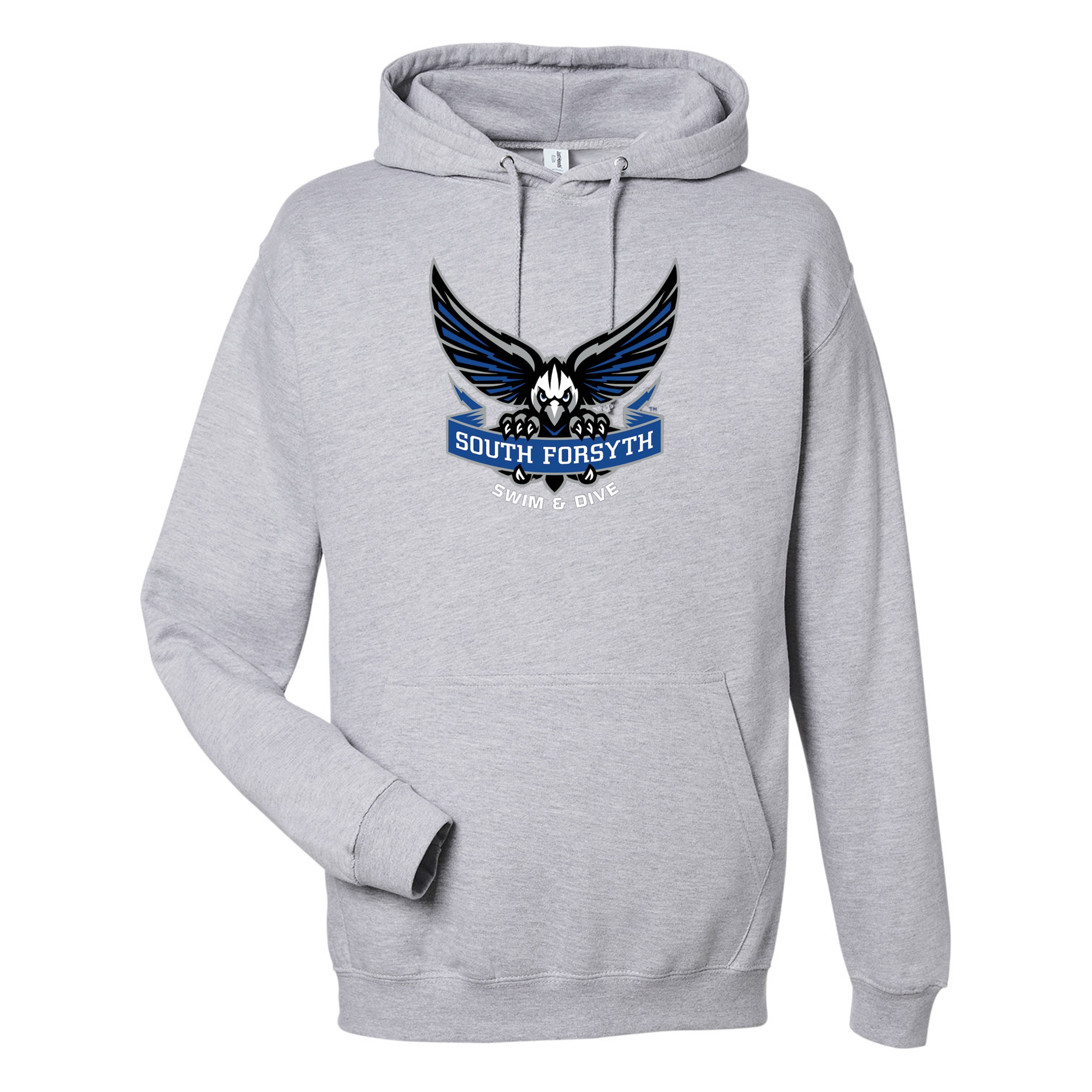 Medium Weight Unisex Hooded Sweatshirt Eagle Logo (Customized) - South Forsyth