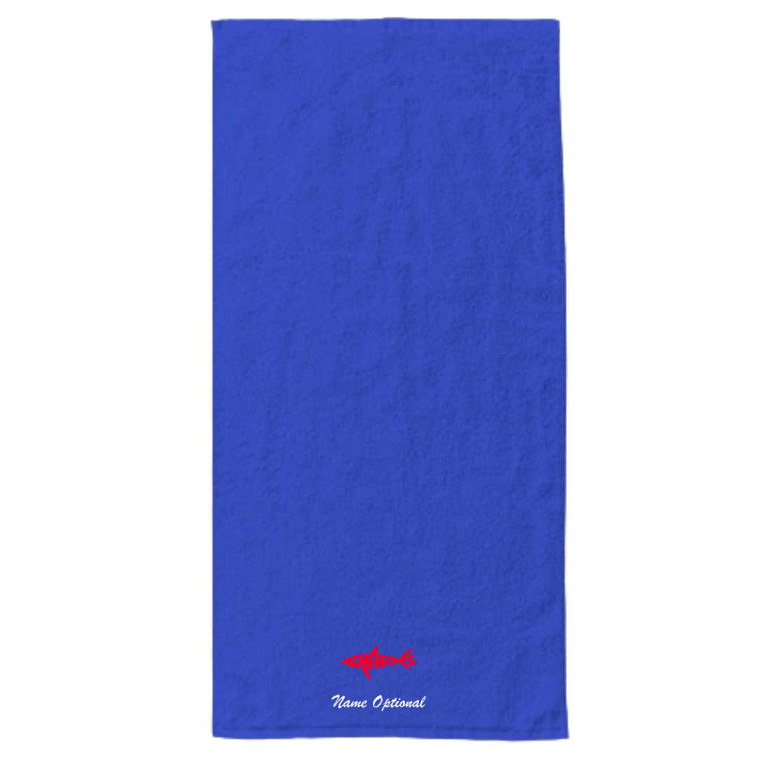 34" x 70" Velour Towel (Customized) - Spalding Corners