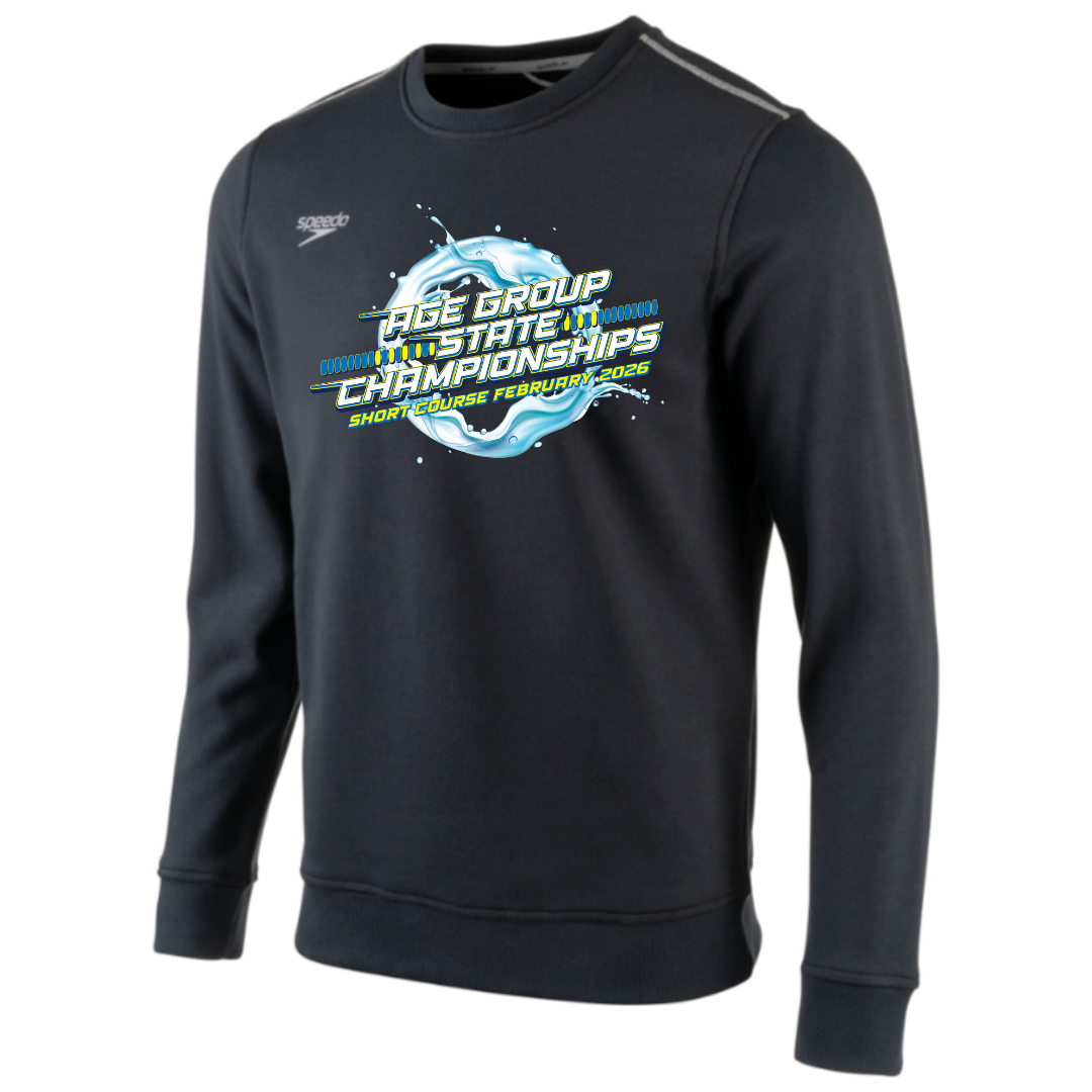 Speedo Fleece Crew Neck Sweatshirt (Heat Press) - 2026 GA Age Group Championship